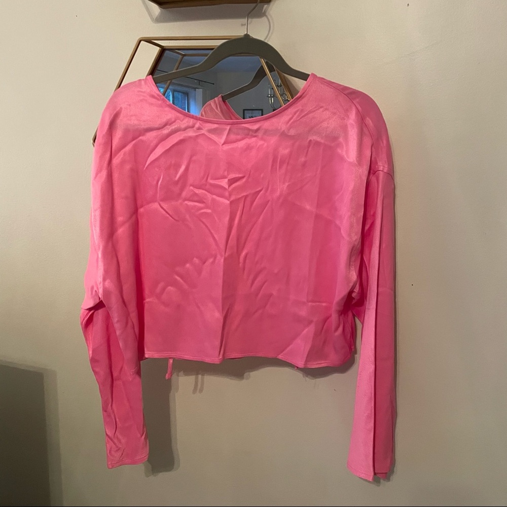 Something Navy Silk Top